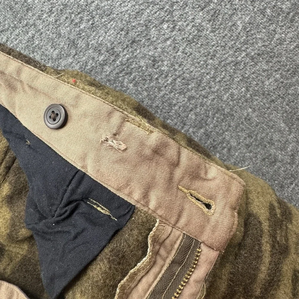 Columbia Cargo Pants Camo Wool Blend‎ Gallatin Range Sz 34x36 Hunting Vtg HM8040
